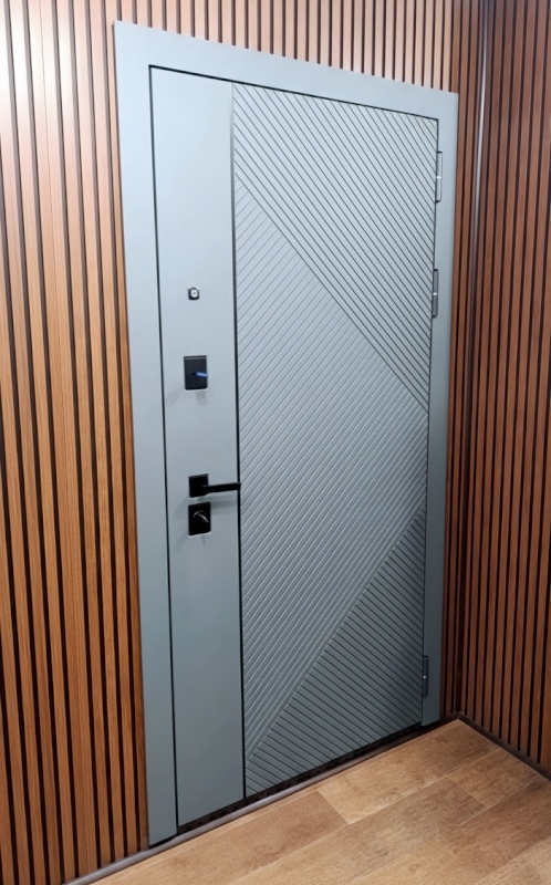 Дверь серого цвета Дверь серого цвета