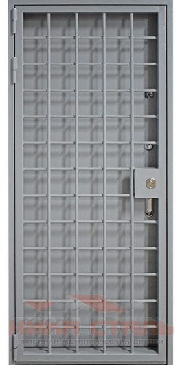 Дверь КХНС 2 с решеткой