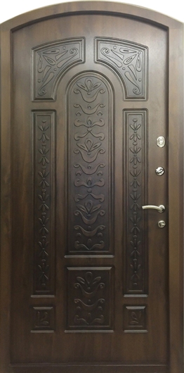Арочная дверь с МДФ