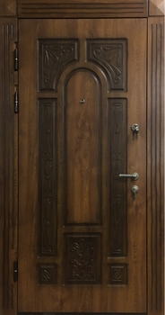 Морозостойкая дверь с терморазрывом и отделкой МДФ