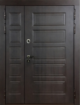 Полуторная дверь с МДФ ПВХ в офис и тамбур