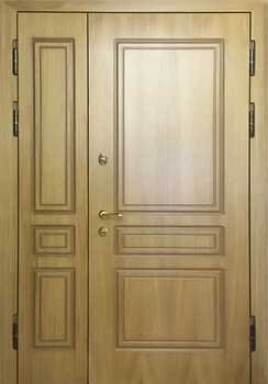 Дверь с МДФ с фрезеровкой для офиса и тамбура